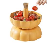 Bandeja de aperitivos de calabaza de gran capacidad, organizador de | Divertido cuenco de frutas de Acción de Gracias para mesa en casa, fiesta, Acción de Gracias, reunión familiar