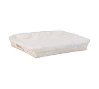 Bandeja de bambú forrada blanco 50x40x8