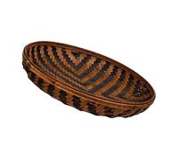 Bandeja de bambú marrón d45x8,5