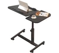 Bandeja de cama plegable de madera con ángulo ajustable, escritorio portátil para comer, trabajar, leer en la cama o silla