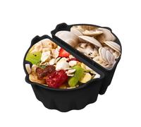 Bandeja de cocción lenta de silicona apta para ollas ovaladas de 5,7 a 7,6 | Divisor de olla de silicona reutilizable para sopa pescado camarones patata tomate reunión familiar