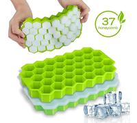 Bandeja de cubo de celosía sin tapa, molde de hielo DIY, panal de abeja de 1 piezas, 37 1pc green