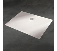 Bandeja de ducha mineralizada Kronenbach, modelo cubo, de 140 x 90 cm, con superficie antideslizante