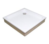 Bandeja de ducha RAVAK Angela, 80 x 80 cm, color blanco mate (A004401320)