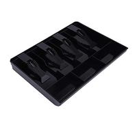 Bandeja de Efectivo, Bandeja de Repuesto para Cajón de Caja Registradora, Bandeja para Contar Billetes con 4 Billetes y 3 Monedas, Extraíble para Tiendas, Supermercados, Bancos, Hogares 32x24,5x3,5 cm