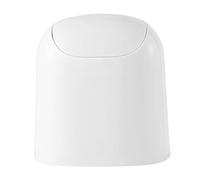 Bandeja de escritorio compacta - Mini Rubbish Can for Lid | Non Slip Small Waste with Container Bathroom, Kitchen, Bedroom, Living Room for Laundry Room, Hotel Rooms, Apartments, and Indoor Spaces