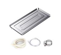 Bandeja de Goteo para Aire Acondicionado, moldura de una Pieza, Bandeja de Goteo para Aire Acondicionado de Acero Inoxidable Extra Gruesa, óxido y, con Orificios de Drenaje, Accesorios (94 * 44 * 3