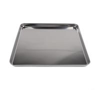 Bandeja de Hornear para acero Inoxidable para Galletas - Lámina al Calor para Pastelería para profesional - Uso en Horno Doméstico 40x30cm(40 * 40 * 2.5 CM)