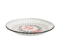 Bandeja de metal blanca 33,5x33,5x3,5