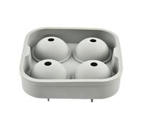 Bandeja de molde de cubo de silicona, máquina creativa de hielo congelado DIY for uso doméstico en congelador,For Home Kitchen Use(Gray)