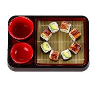 Bandeja De Servicio Soba | Placas De Fideos Soba Con Estera De Drenaje | Placa De Fideos Fríos | Platos De Comida Sin Deslizamiento Para Restaurantes De Cocina Buffets Salsas Condimentos De Rodillo Ce