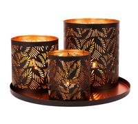 Bandeja De Servir Velas Bandeja Decorativa Soporte Oriental Windlicht