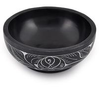 Bandeja decorativa de piedra natural, color , diseño de hojas, 12,7 cm