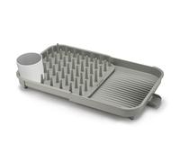 Bandeja escurreplatos DUO 851659 37 x 34 cm, extensible, gris, plástico, Joseph Joseph