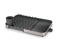 Bandeja escurreplatos DUO 851680 39 x 35 cm, extensible, gris, acero inoxidable, Joseph Joseph