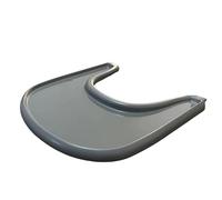 Bandeja for asiento de bebé for trona Stokke Tripp Trapp, utilizada como plato de refrigerio o bandeja for juguetes, con soporte de almacenamiento y adsorción al vacío.(GRAY)