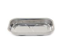 Bandeja metálica magnética rectangular 23,8x13,7x4cm en acero inoxid