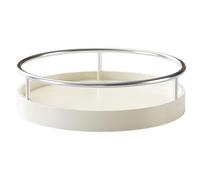 Bandeja organizadora de Cocina giratoria - Plato Giratorio de Acero Inoxidable para encimeras | Versátil Estante Giratorio para despensa, tarros de Especias, Especias y Aperitivos | Duradero, fácil