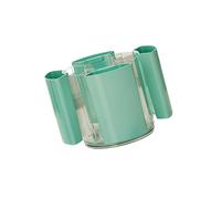 Bandeja organizadora de escritorio giratoria con 5 compartimentos, soporte para lápices, marcadores, clips de papel, brochas de maquillaje, objetos pequeños, caja de almacenamiento de escritorio