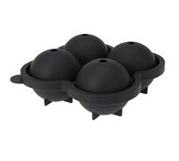Bandeja para Hacer Bolas de Hielo 4 Bolas de TPE Gris 16x15x7cm