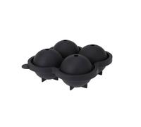 Bandeja para hacer bolas de hielo 4 bolas de tpe gris 16x15x7cm 7 cm