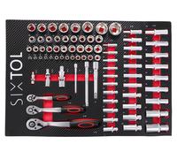 Bandeja para herramientas para carro de taller, modelo MECHANIC TOOL TRAY, con 80 piezas