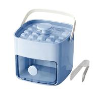 Bandeja para hielo, gadget para preparar bebidas con pinza incluida - Bandeja para hielo con , enfriar Bourbon, cóctel, café, vino, camping, restaurante y picnic