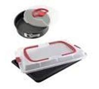 Bandeja para hornear con tapa y molde desmontable - DR. OETKER - Bake and Go - 42 x 29 cm