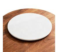 Bandeja para servir Lazy Susan de 100 cm, color blanco mate, plato giratorio de 360° y centro de mesa para mesa de comedor, ideal para fiestas, reuniones y entretenimiento