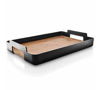 Bandeja para servir NORDIC KITCHEN 50 x 35 cm, negro, plástico/bambú, Eva Solo