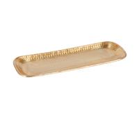 Bandeja para vela Marrakesch oriental de aluminio color dorado 30cm