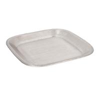 Bandeja para velas de aluminio Marrakesch oriental plateada