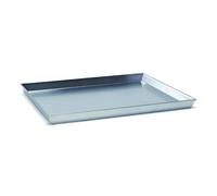 Bandeja Pizza Ballarini Aluminio Rectangular Borde Abocardado - Varias Medidas