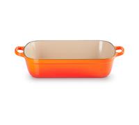 Bandeja Rectangular de Hierro Fundido Le Creuset para Horno, Ideal para Asar, Gratinar y Cocinar con Distribución Uniforme del Calor