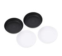 Bandejas de Agua Color Blanco para Macetas Redondas de Plástico 30 Piezas | Ligeras E Impermeables, para Flower Pots y Flowerpot, Uso en Jardinería, Apoyo Estable