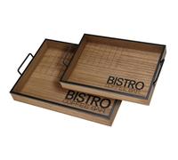 Bandejas de servicio Bistro, juego de 2 unidades