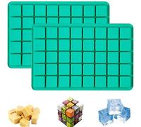 Bandejas Para Cubitos Hielo, 2 Piezas Moldes de Cubitos Hielo, Cubitera Silicona para Agua, Cola, Cócteles, Puré de Frutas