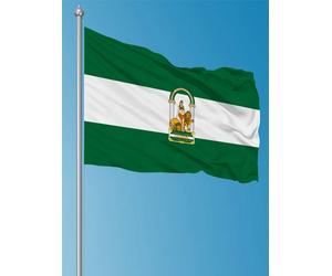 Bandera de Andalucía de España, 60x90cm, 90x150cm, auténtica banderines nacionales españoles para decoraciones, banderas para eventos 2 Grommets 90x150cm