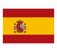 Bandera de España 90x150 cm con ojales para mástil o balcón - Tejido reforzado con costuras dobles anti desgaste, bordes reforzados y acabado premium ideal para eventos deportivos, jardín y decoración