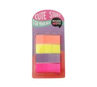 Banderitas adhesivas mooving colores dispensador de 4