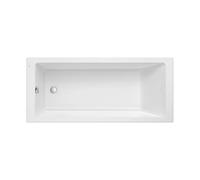 Bañera Acrílica Rectangular Hidromasaje Tonic con Desagüe y Pies 150x70x43cm Roca