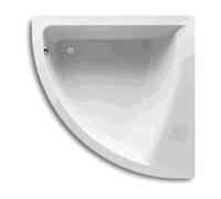 Roca Bañera angular acrílica Easy 135 cm Blanca – Tonic – Válvula automática con sifón
