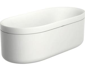 Bañera AXOR Suite, modelo 1900/850, con acabado dorado pulido