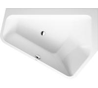Bañera de 5 esquinas Duravit Paiova/ Paiova 5, esquina derecha, con revestimiento acrílico sin juntas y marco, 1770x1300mm, blanco, 700395000000000