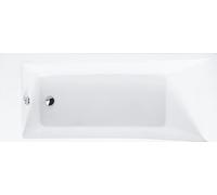 Bañera de acrílico Aloni, color blanco, dimensiones (ancho x largo x alto): 170 x 70 x 60 cm