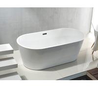 Bañera de acrílico, de media encimera o independiente – bañera angular u ovalada, disponible en versiones para la izquierda, el centro y la derecha, con dimensiones de 180x80 cm a 170x78 cm, e incluye
