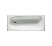 Roca Bañera Contesa 140x70 cm Acero esmaltado Blanco - 2 faldones / Válvula automática sin sifón