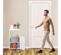 Bañera de lujo - Estantería para cabina de ducha - Accesorios para la ducha - Armario para cabina de ducha - Madera - blanco - grande
