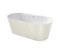 Bañera de Stonex Diseño Ovalada Beige Raina Blanco Roca