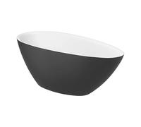 Bañera Exenta de Stonex con Diseño Oval en Acabado Color Onix Kauai Blanco Roca